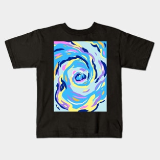 Summer Swirls: Liquid Pop Art Kids T-Shirt